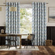 Colorized Dash Raindrop Curtains 6217