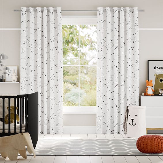 Colorized Galaxy Sky Monochromatic Curtains 6222