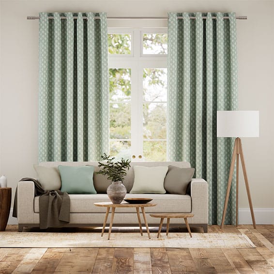 Colorized Eleanor Duck Egg Curtains 6229
