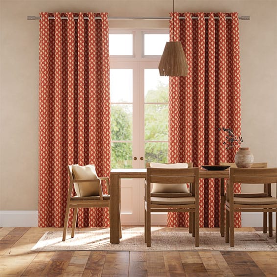 Colorized Eleanor Paprika Curtains 6233