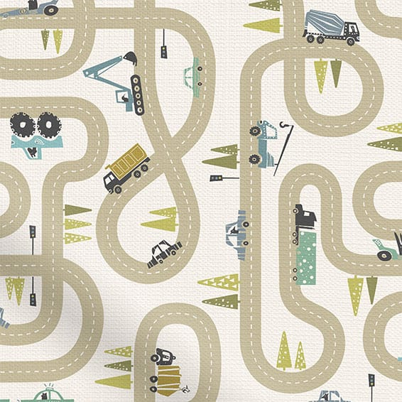 ColorizedPLA Road Trip Kiwi Crush Curtains 6243