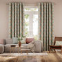 Colorized William Morris Golden Lily Coral Curtains 6261