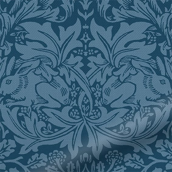 ColorizedPLA William Morris Brother Rabbit Aegean Curtains 6269