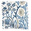 ColorizedSwatch William Morris Blackthorn China Blue Curtains sample image