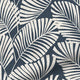 ColorizedZoom Silhouette Leaves Denim  Curtains 6286