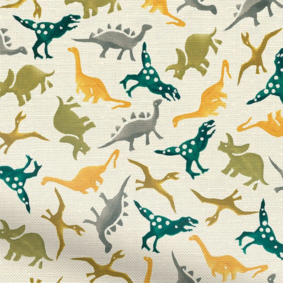 ColorizedPLA Dinosaurs Green Curtains