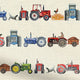 ColorizedPLA Tractors Multi Curtains