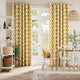 Colorized Tweet Tweet Mustard Curtains 6306