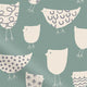 ColorizedPLA Tweet Tweet Duck Egg Curtains