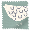 ColorizedSwatch Tweet Tweet Duck Egg Curtains sample image