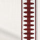 ColorizedPLA Bijou Linen Alabaster & Ascott Rouge Curtains