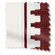 ColorizedSwatch Bijou Linen Alabaster & Ascott Rouge Curtains sample image 6313