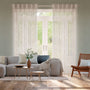 Colorized William Morris Willow Voile Pebble Curtains