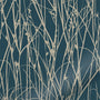 ColorizedZoom Grasses Blue Curtains 6321
