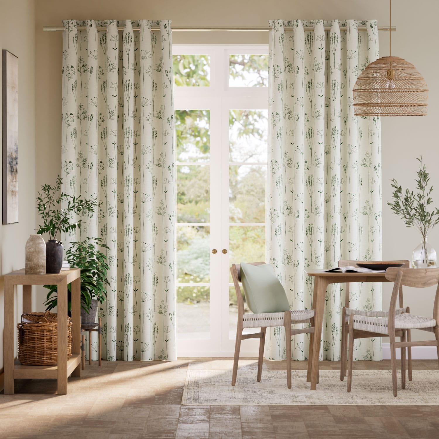 Colorized Stipa Juniper Curtains