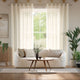 Colorized Aurelie Voile Pearl Curtains