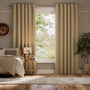 Colorized Grenada Blackout Flax Curtains