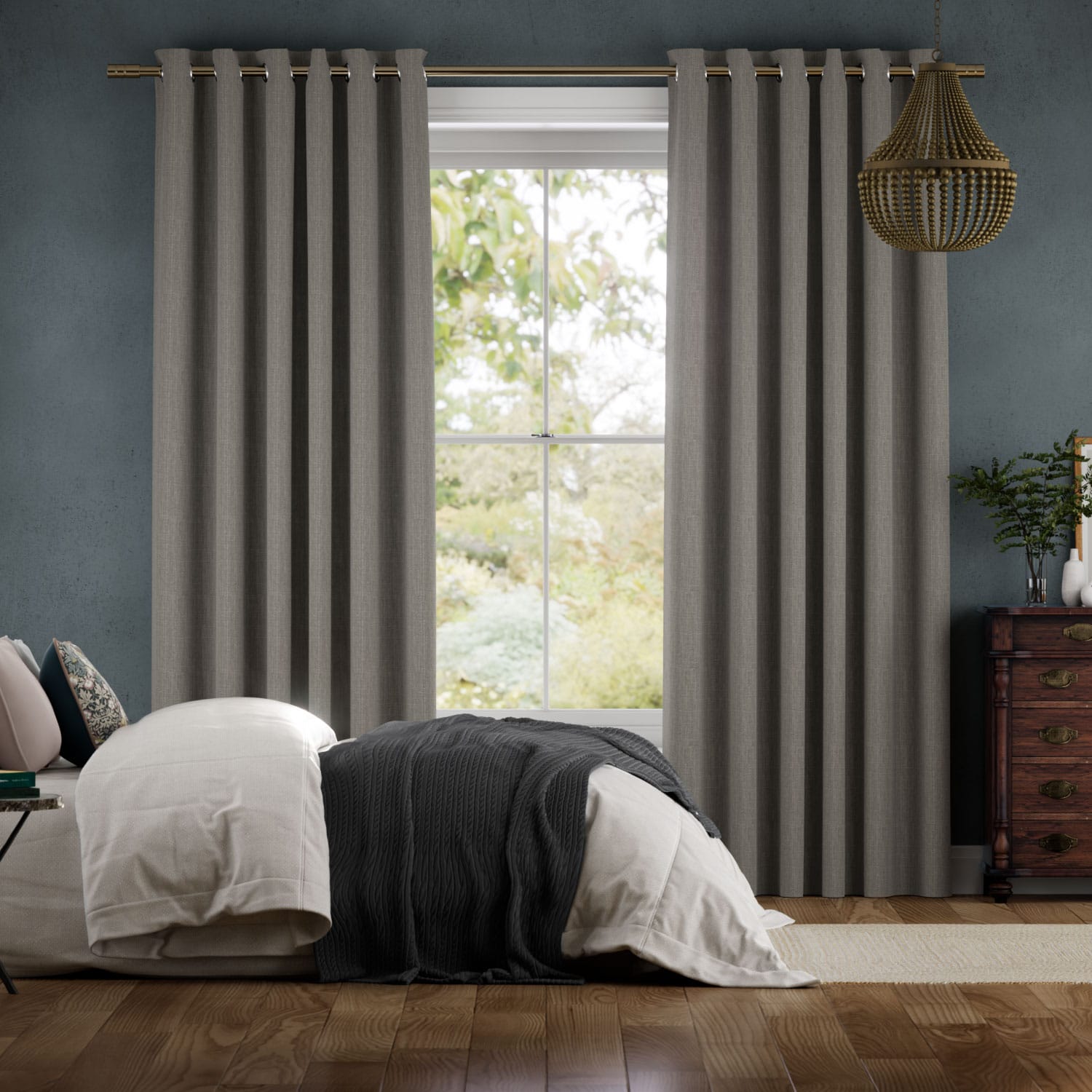 Colorized Averley Fawn Curtains 6375