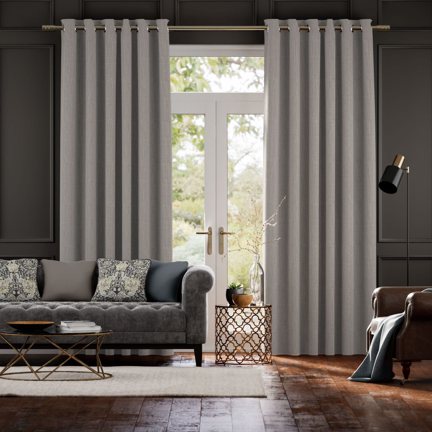 Colorized Averley Stone Curtains 6381