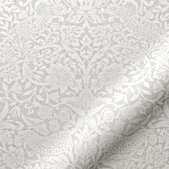 ColorizedPLA William Morris Strawberry Thief Jacquard Ivory  Curtains