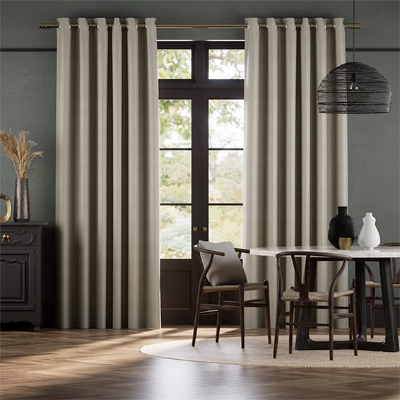 Colorized Ahisma Luxe Faux Silk Mink Curtains