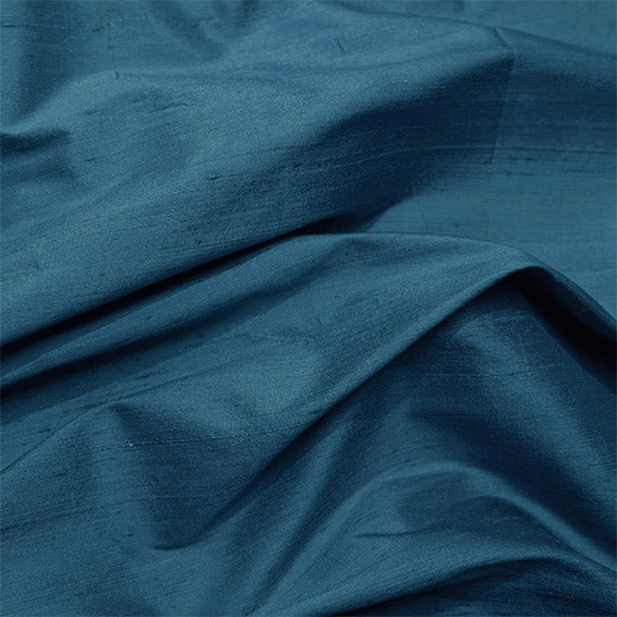 ColorizedPLA Ahisma Luxe Faux Silk Blue Azure Curtains