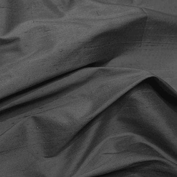 ColorizedPLA Ahisma Luxe Faux Silk Slate Curtains