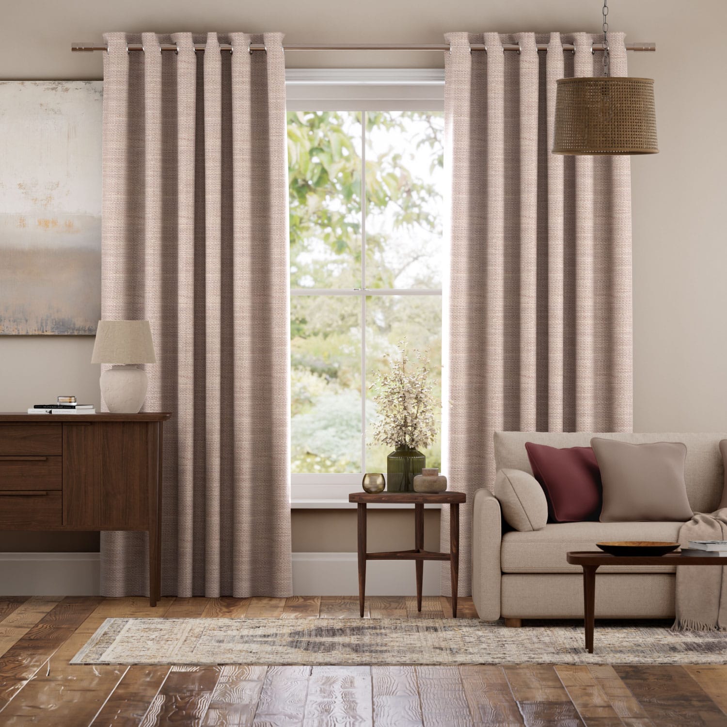Colorized Cleo Bronze Curtains 6434