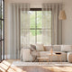 Colorized Lumiere Unlined Ariel York Stone Curtains