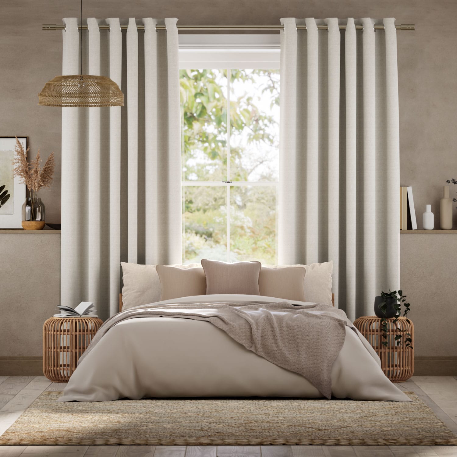 Colorized Wren Stone Curtains 6453