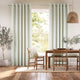 Colorized Swirl Stripe Slate Curtains