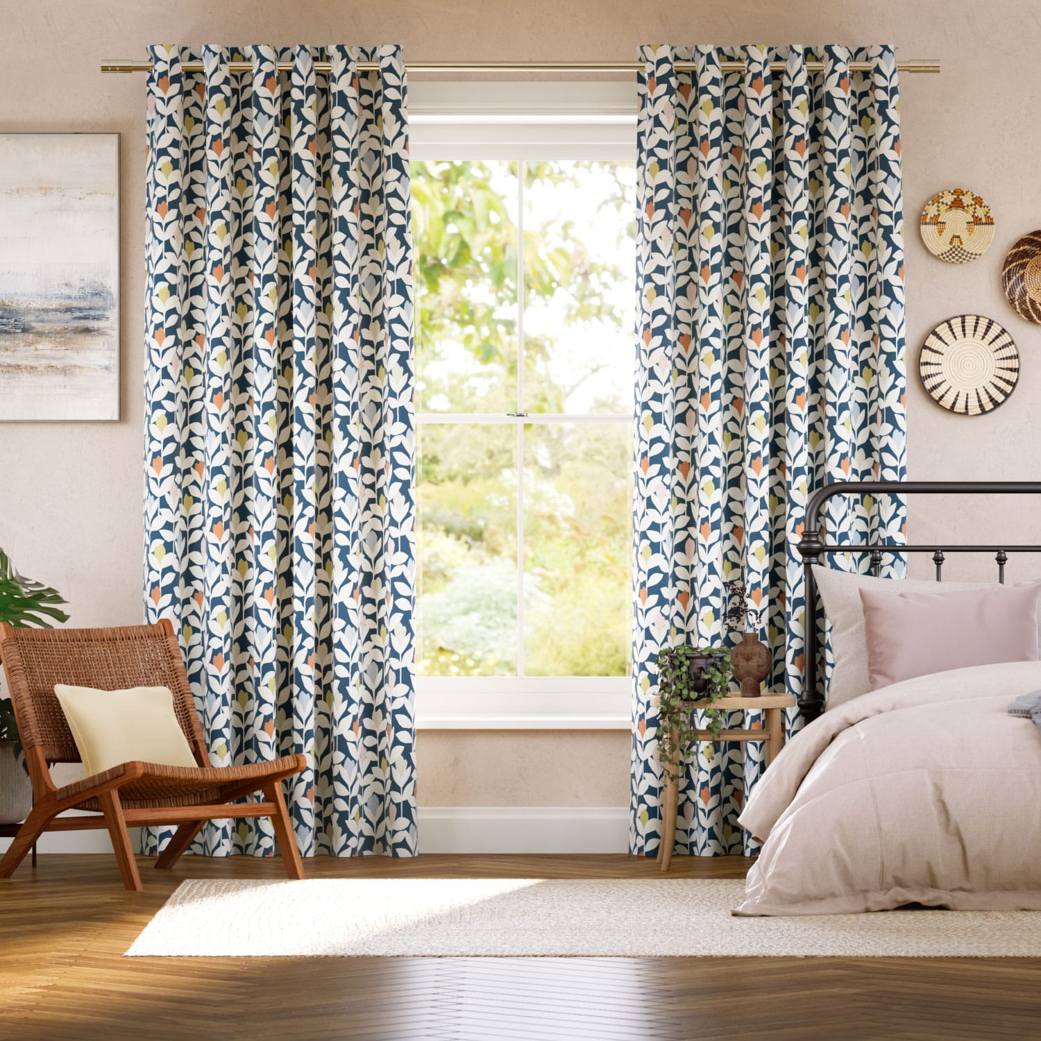 Colorized Padukka Lagoon Curtains