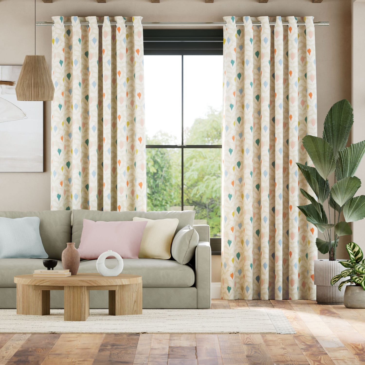 Colorized Padukka Popsicle Curtains