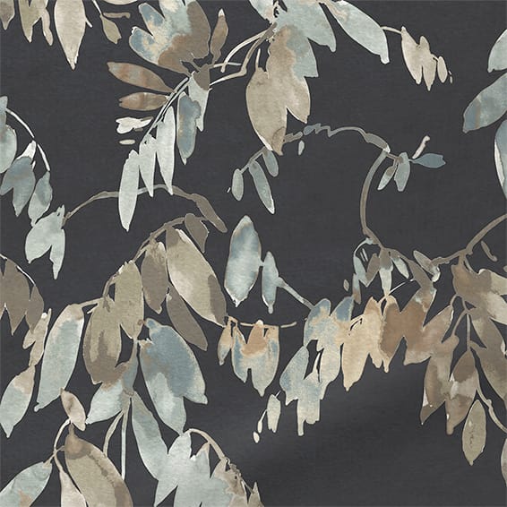 ColorizedPLA Watercolour Canopy Velvet Duck Egg Curtains