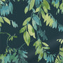 ColorizedPLA Watercolour Canopy Teal Curtains