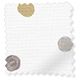 ColorizedSwatch Dotty Dots Gold Curtains sample image 6493