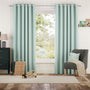 Colorized Suki Stripe Duck Egg Curtains