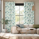 Colorized Flores Seaspray  Curtains 6510