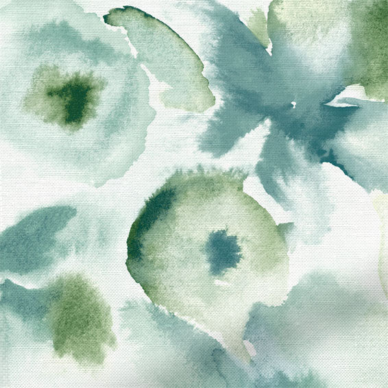 ColorizedZoom Flores Seaspray  Curtains 6510
