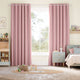 Colorized Chester Stripe Berry Curtains