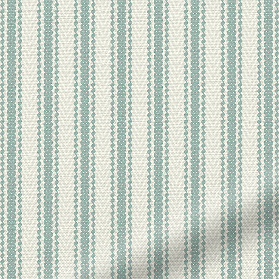 ColorizedPLA Chester Stripe Duck Egg Curtains