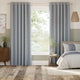Colorized Taylor Blue Grey Stripe Curtains