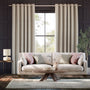 Colorized Taylor Latte Stripe Curtains