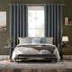 Colorized Eco-Friendly Riley Prussian Blue Curtains