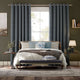 Colorized Eco-Friendly Riley Prussian Blue Curtains 6534