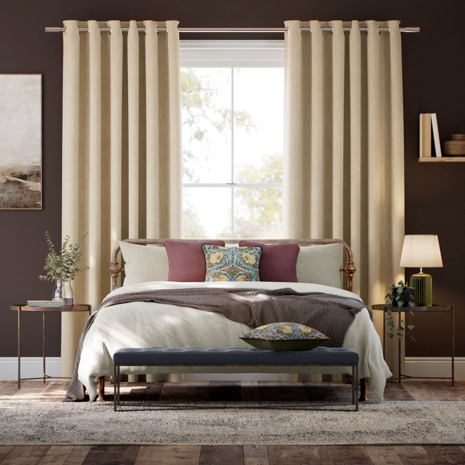 Colorized Eco-Friendly Nyah Sand Curtains 6542