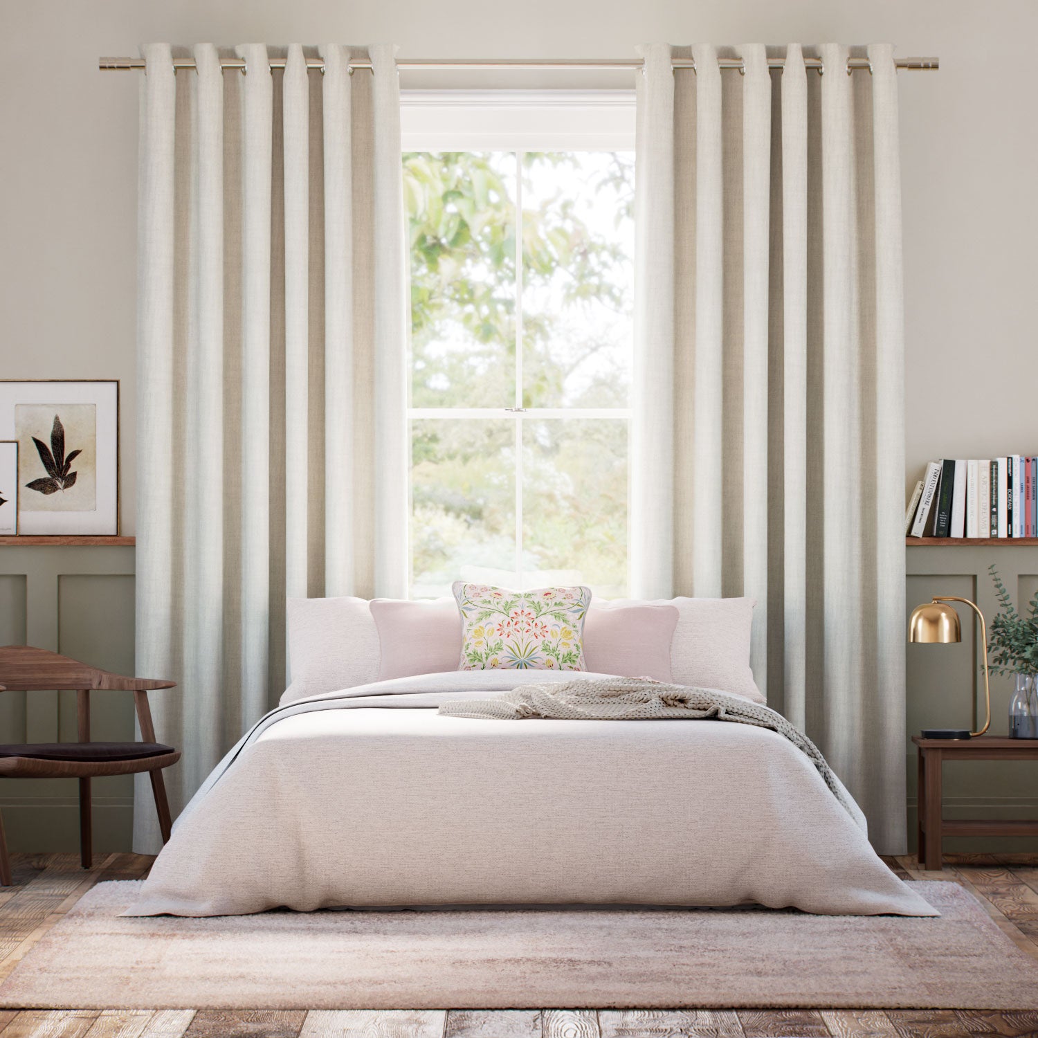 Colorized Lydia Alabaster Curtains