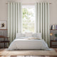 Colorized Empire Trellis Rain Mist Curtains 6563