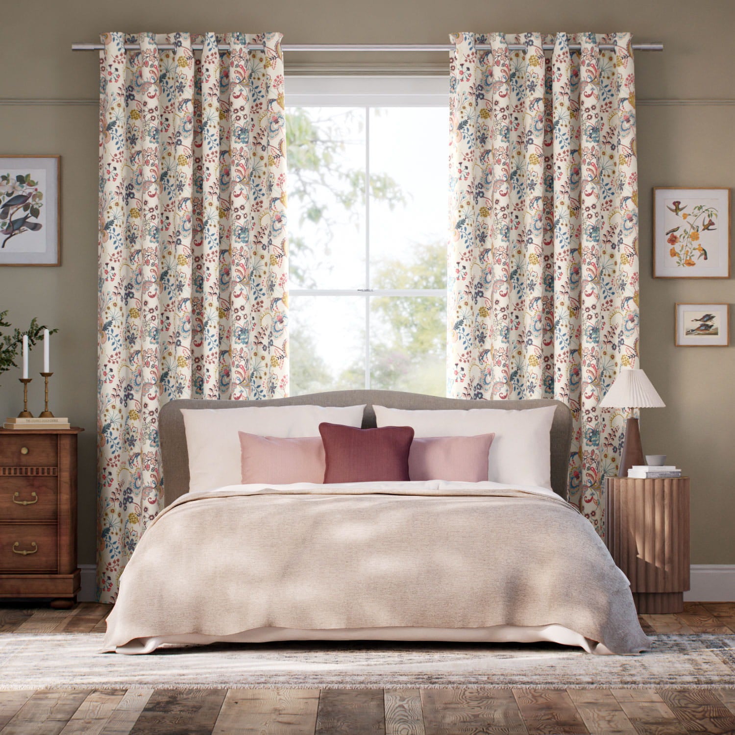 Colorized Symphony Oyster Curtains 6617