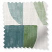 ColorizedSwatch Torillo Forest & Aqua Curtains sample image